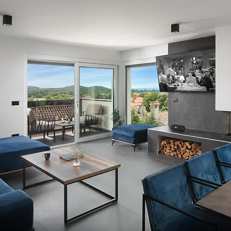 Villa Modern Dea With Jacuzzi And Pool In Porec Flengi