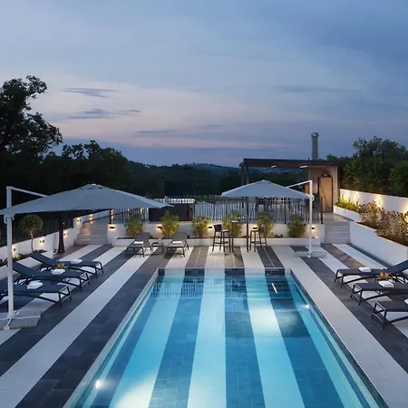 Modern Dea With Jacuzzi And Pool In Porec Flengi