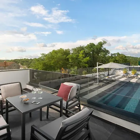 Modern Dea With Jacuzzi And Pool In Porec Vila *